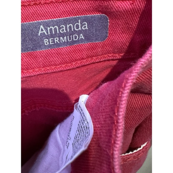 Gloria Vanderbilt Amanda Bermuda Women's Sz 12 Khaki All Around Slimming Shorts - Picture 8 of 8